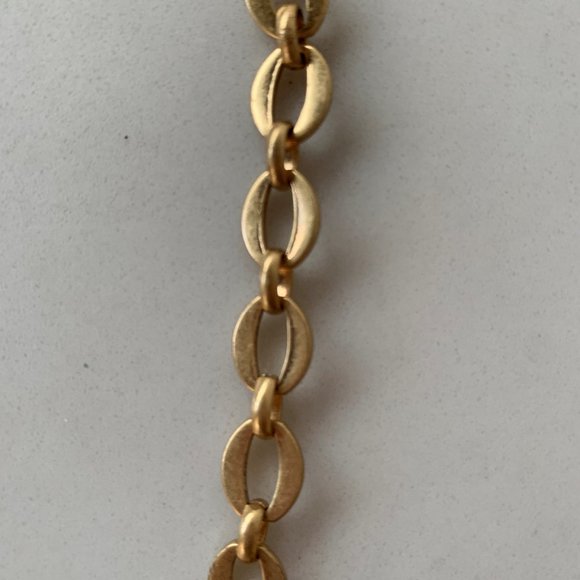 Stella & Dot green & gold necklace - Picture 3 of 6